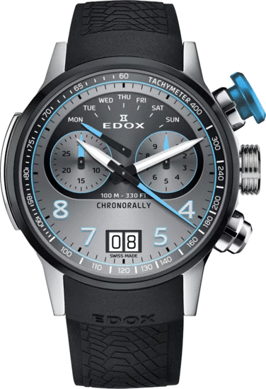 EDOX Chronorally Chronograph 45 38003 TINBU GNBU