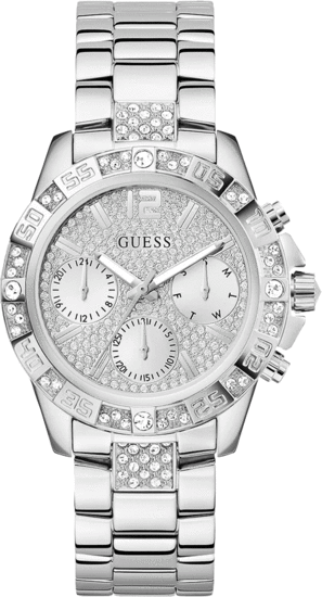 Guess Ladies Silver Tone Multi-function Watch GW0771L1