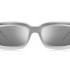 HUGO BOSS GREY SUNGLASSES WITH STACKED-LOGO TEMPLES HG1281/S YB7/DC